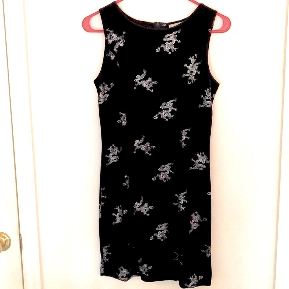 Vintage Short black evening dress